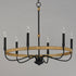 Maxim Franklin 6 Light Chandelier Model: 14446DWBK