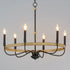 Maxim Franklin 6 Light Chandelier Model: 14446DWBK