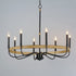 Maxim Franklin 8 Light Chandelier Model: 14448DWBK