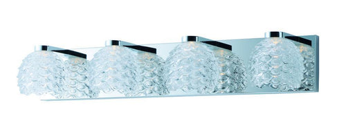 Maxim Fringe LED 4 Light Bath Vanity Model: 9064CWPC