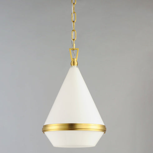 Maxim Giza 11.25 Inch 1 Light Pendant Model: 10374WTSBR