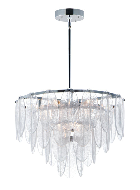 Maxim Glacier Chandelier Model: 30735CLWTPC