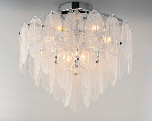 Maxim Glacier Flush Mount Model: 30730CLWTPC