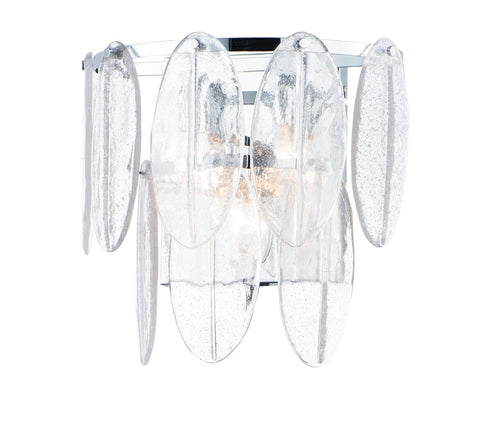 Maxim Glacier Wall Sconce Model: 30732CLWTPC