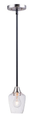 Maxim Goblet 1 Light Mini Pendant Model: 96120CLBKSN