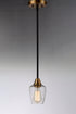 Maxim Goblet 1 Light Mini Pendant Model: 96120CLBKSN