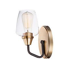 Maxim Goblet 1 Light Wall Sconce Model: 26121CLBZAB