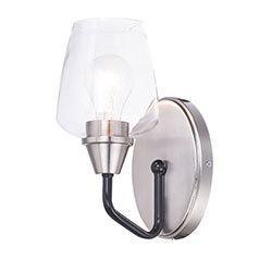 Maxim Goblet 1 Light Wall Sconce Model: 26121CLBZAB