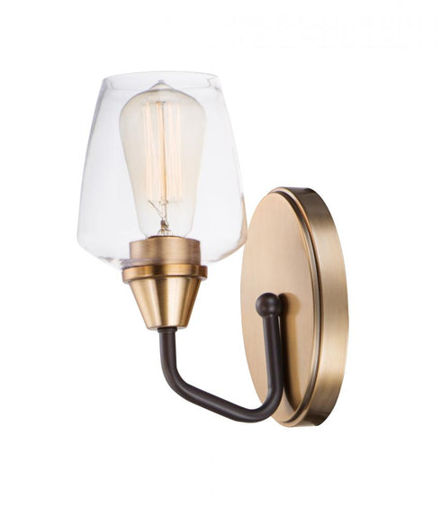Maxim Goblet 1 Light Wall Sconce Model: 26121CLBZAB