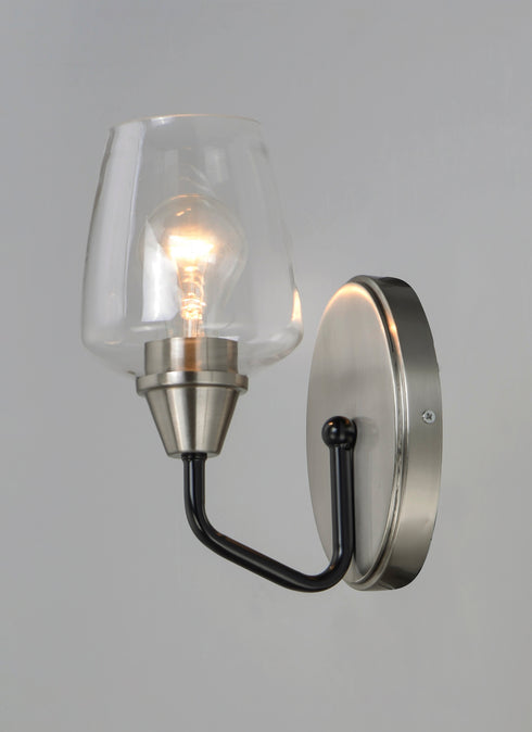 Maxim Goblet 1 Light Wall Sconce Model: 26121CLBZAB