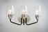 Maxim Goblet 3 Light Bath Vanity Model: 26122CLBKSN