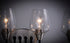 Maxim Goblet 4 Light Bath Vanity Model: 26123CLBKSN