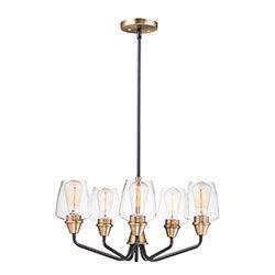 Maxim Goblet 5 Light Chandelier Model: 26125CLBZAB
