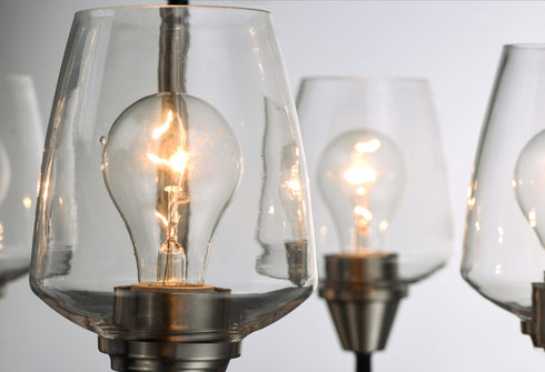 Maxim Goblet 5 Light Chandelier Model: 26125CLBZAB