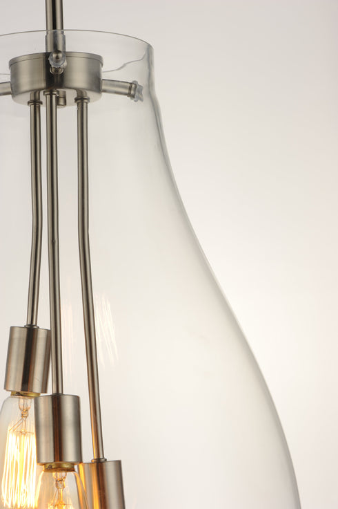 Maxim Gourd Multi Light Pendant Model: 10164CLSN