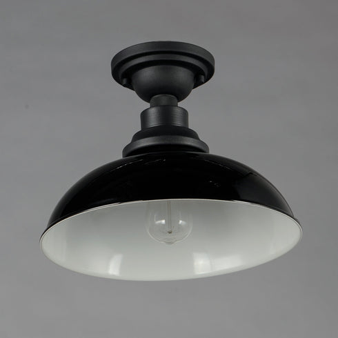 Maxim Granville 1 Light Flush Mount Model: 35110GBBK