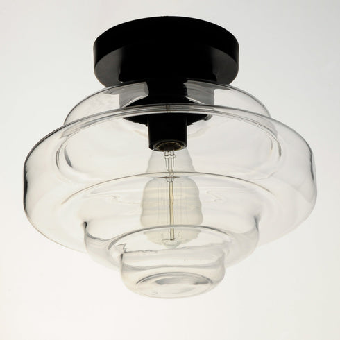 Maxim Harbor 1 Light Flush Mount Model: 11120CLBK