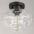Maxim Harbor 1 Light Flush Mount Model: 11120CLBK
