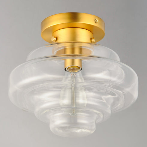 Maxim Harbor 1 Light Flush Mount Model: 11120CLBK