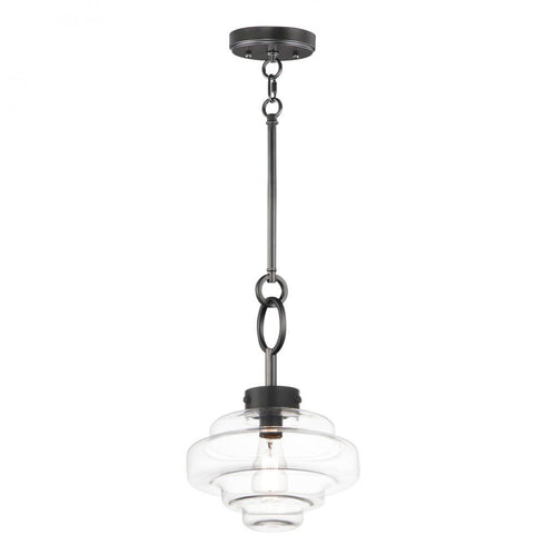 Maxim Harbor 1 Light Pendant Model: 11122CLBK