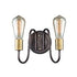 Maxim Haven 2 Light Wall Sconce Model: 11739BKSN