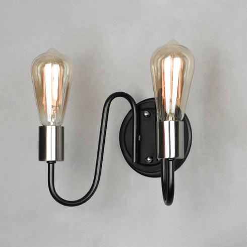 Maxim Haven 2 Light Wall Sconce Model: 11739BKSN