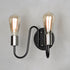 Maxim Haven 2 Light Wall Sconce Model: 11739BKSN