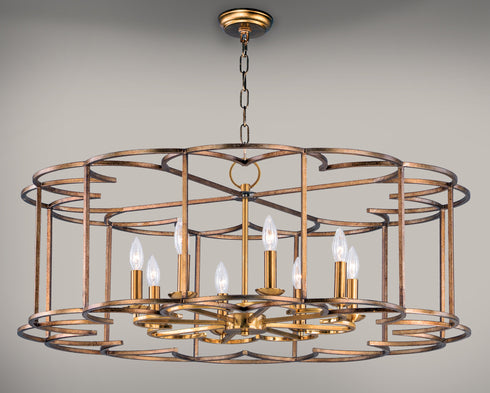 Maxim Helix Single Tier Chandelier Model: 24734BZF