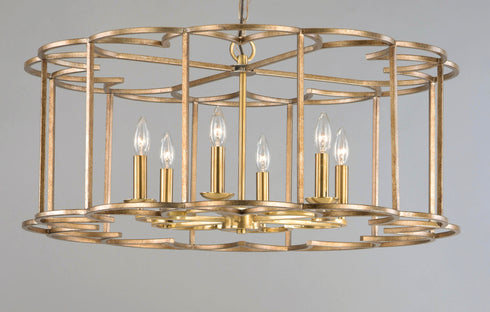 Maxim Helix Single Tier Chandelier Model: 24735BZF