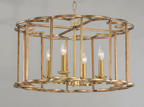 Maxim Helix Single Tier Chandelier Model: 24736BZF