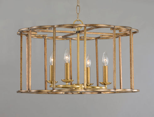 Maxim Helix Single Tier Chandelier Model: 24736BZF