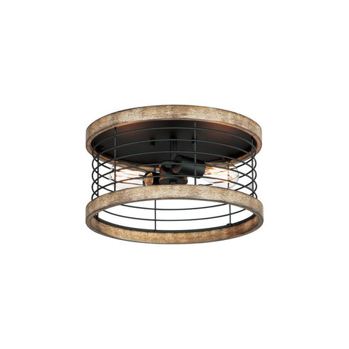 Maxim Homestead 15 Inch Semi Flush Mount Model: 12510DWBK