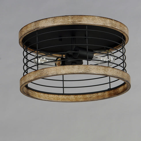 Maxim Homestead 15 Inch Semi Flush Mount Model: 12510DWBK