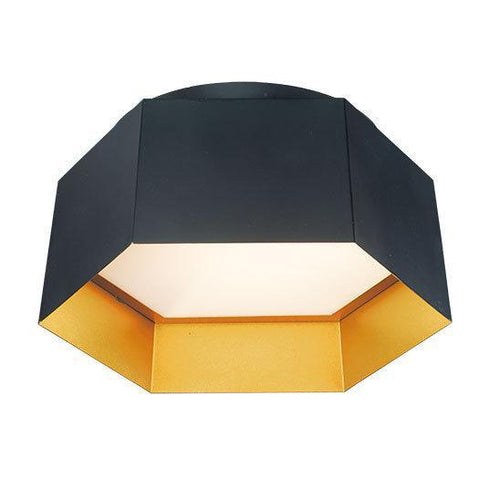 Maxim Honeycomb 1 Light LED Flush Mount Model: 30330BKGLD