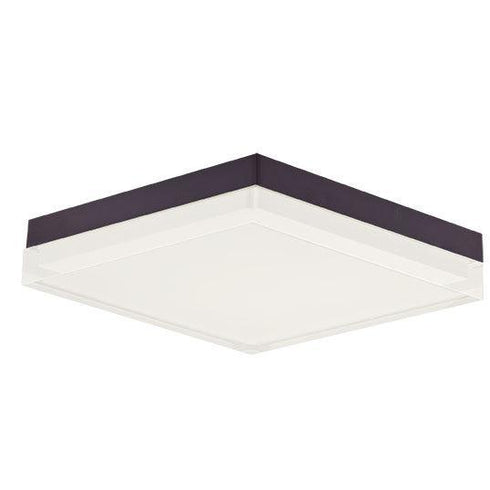 Maxim Illuminaire II 10.5"sq 20 Watt LED Flush Mt Model: 57689CLFTBZ