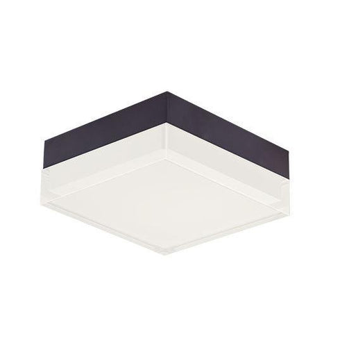 Maxim Illuminaire II 4.5"sq LED Flush Mount 3000k Model: 57686CLFTSN
