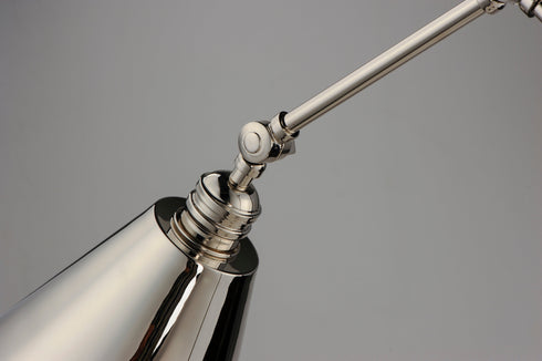 Maxim Library 1 Light Floor Lamp Model: 12228PN