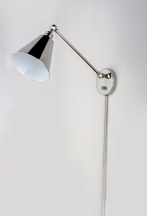 Maxim Library 1 Light Wall Sconce Model: 12222BK