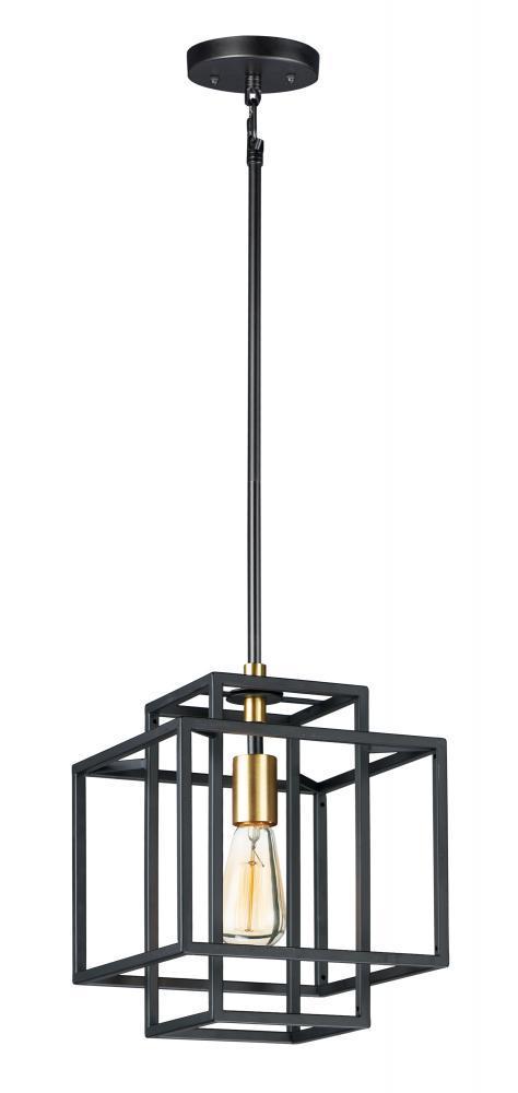 Maxim Liner 1 Light Pendant Model: 10246BKSBR