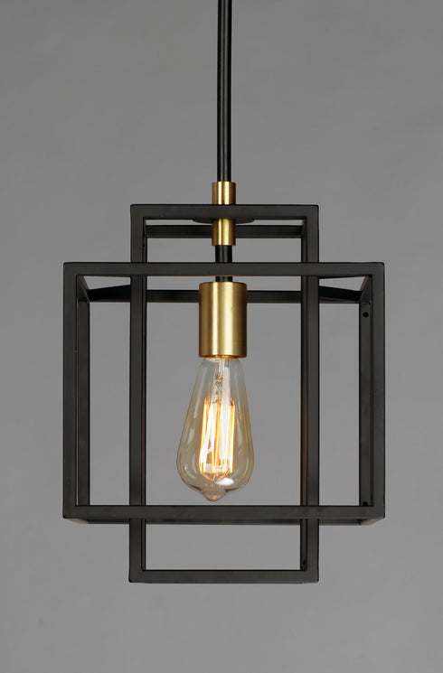 Maxim Liner 1 Light Pendant Model: 10246BKSBR