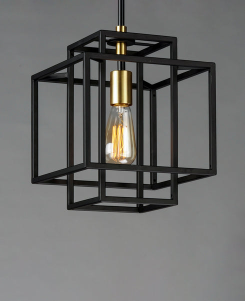 Maxim Liner 1 Light Pendant Model: 10246BKSBR