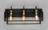 Maxim Liner 3 Light Bath Vanity Model: 10243BKSBR