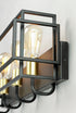 Maxim Liner 4 Light Bath Vanity Model: 10244BKSBR