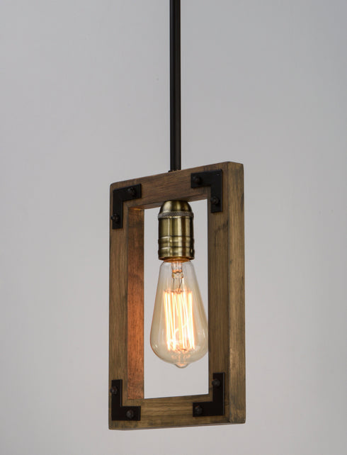 Maxim Lodge 1 Light Pendant Model: 20331WOBZ