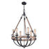 Maxim Lodge Chandelier Model: 20335WOBZ