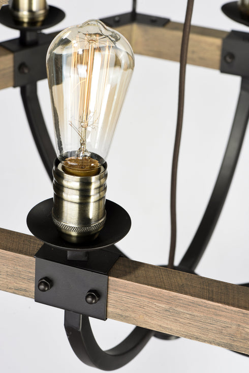 Maxim Lodge Chandelier Model: 20335WOBZ