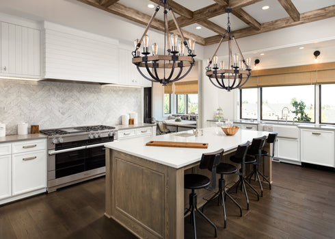 Maxim Lodge Chandelier Model: 20337WOBZ