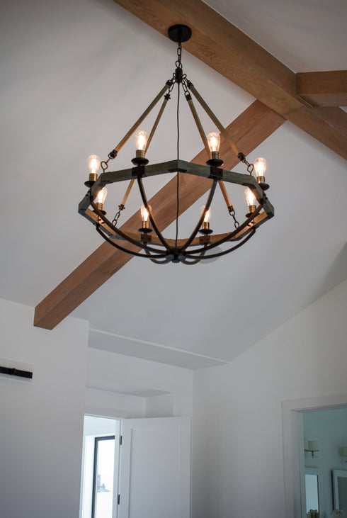 Maxim Lodge Chandelier Model: 20338WOBZ