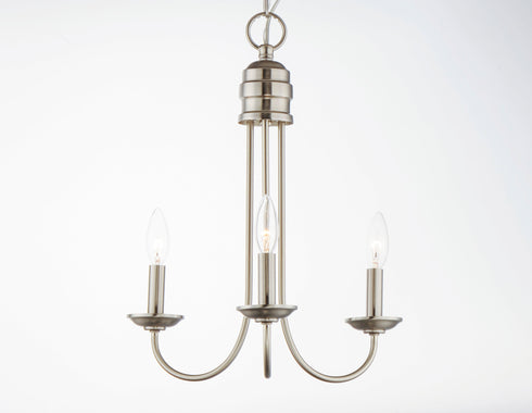 Maxim Logan 3 Light Candle Chandelier Model: 10343OI