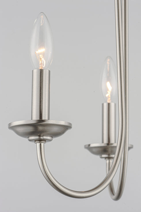 Maxim Logan 3 Light Candle Chandelier Model: 10343OI